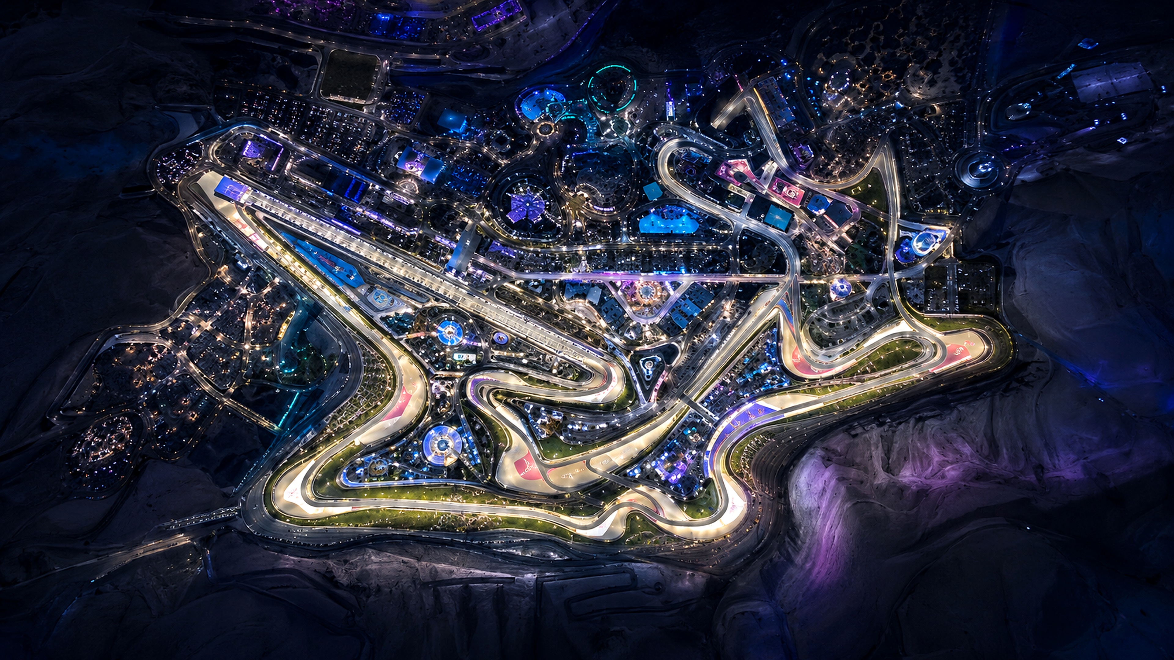 Qiddiya Speed Track Lighting